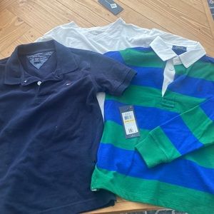 3 shirt bundle Polo Ralph Lauren and Tommy Hilfiger